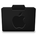 Black Mac Icon 128x128 png